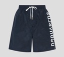 Dsquared2 - SHORT DE PLAYA CON LOGO VERTICAL