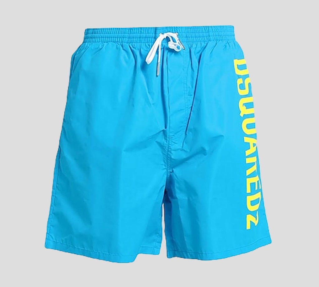Dsquared2 - SHORT DE PLAYA CON LOGO VERTICAL