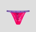 Dsquared2 - PANTY HILO ICON DE ENCAJE CON BANDA ELÁSTICA FINA A LA CADERA