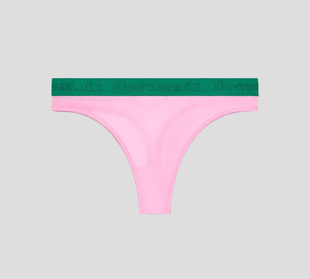 Dsquared2 - PANTY HILO EN CHIFFON CON BANDA ELÁSTICA A LA CADERA