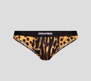 Dsquared2 - PANTY CON ESTAMPADO DE ANIMAL PRINT Y BANDA ELÁSTICA A LA CADERA