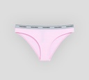 Dsquared2 - PANTY UNICOLOR DE ALGODÓN CON BANDA ELÁSTICA FINA A LA CADERA