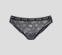 Dsquared2 - PANTY ICON DE ENCAJE CON BANDA ELÁSTICA FINA A LA CADERA