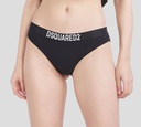 Dsquared2 - PANTY UNICOLOR CON LOGO SOBRE BANDA ELÁSTICA