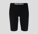 Dsquared2 - SHORT BIKER UNICOLOR CON LOGO FRONTAL