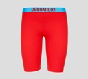 Dsquared2 - SHORT BIKER UNICOLOR CON LOGO FRONTAL