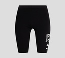 Dsquared2 - SHORT BIKER UNICOLOR CON LOGO GRANDE SOBRE PIERNA IZQUIERDA