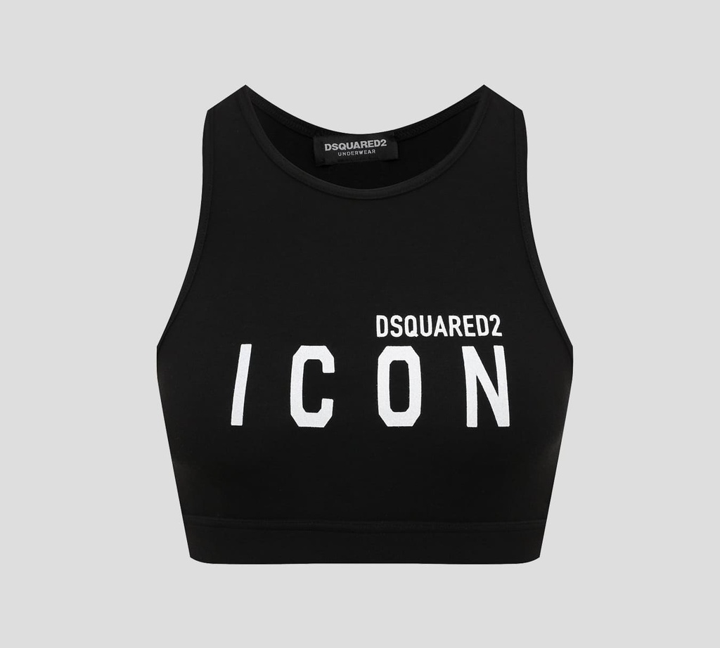 Dsquared2 - TOP DEPORTIVO ICON CON LOGO FRONTAL
