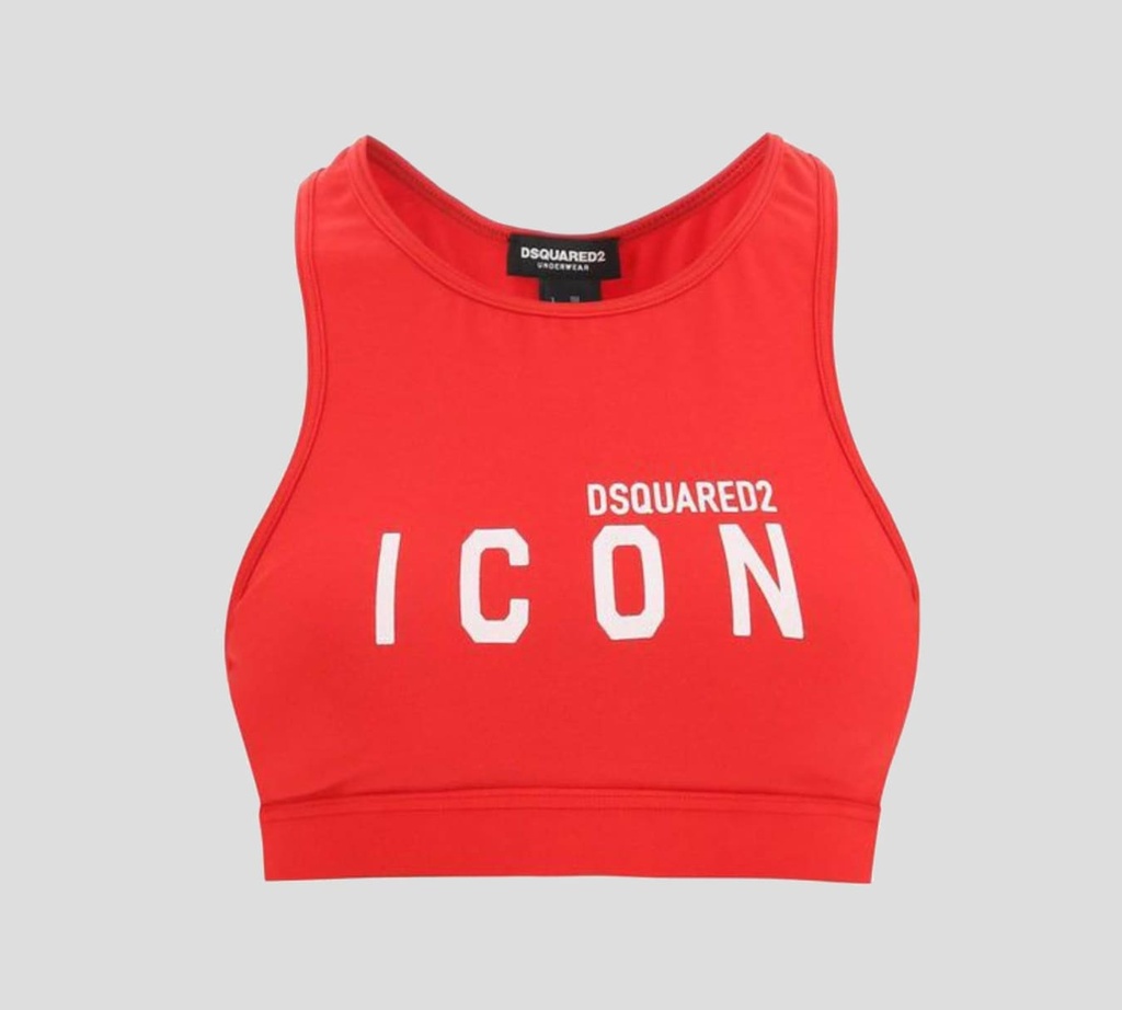 Dsquared2 - TOP DEPORTIVO ICON CON LOGO FRONTAL