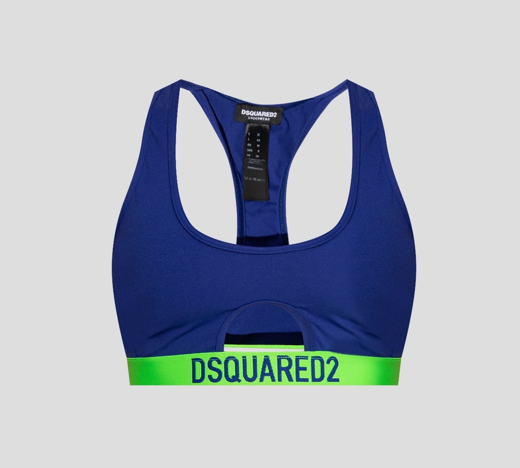 Dsquared2 - TOP ÍNTIMO DEPORTIVO CON BANDA ELÁSTICA BAJO EL BUSTO