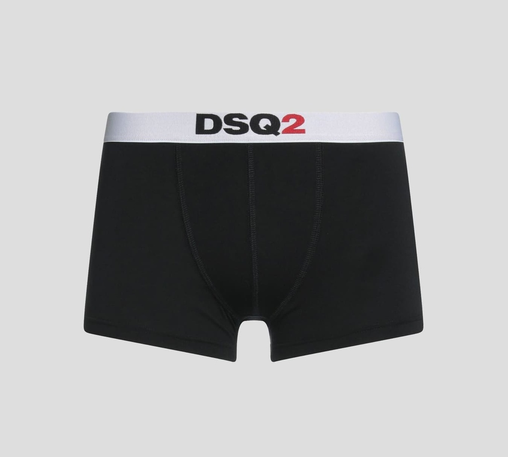 Dsquared2 - BOXER CORTO CON LOGO DSQ2 SOBRE BANDA ELÁSTICA