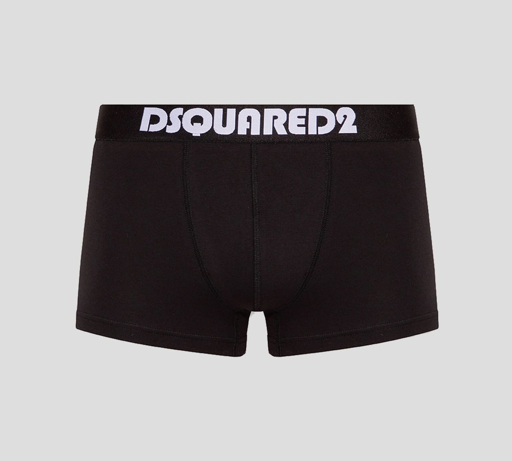 Dsquared2 - BOXER CORTO CON LOGO SOBRE BANDA ELÁSTICA