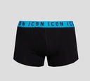 Dsquared2 - BOXER CORTO ICON CON BANDA ELÁSTICA AZUL A LA CADERA