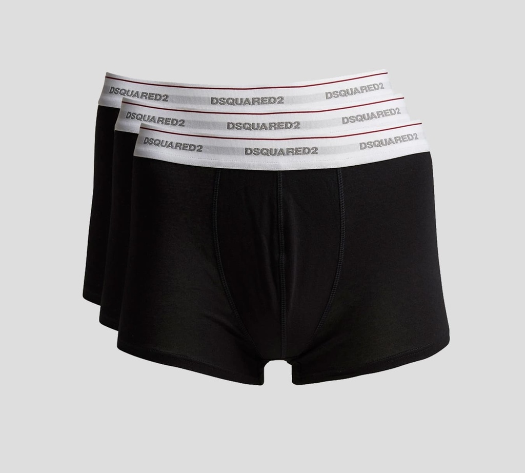 Dsquared2 - TRI PACK DE BOXERS CORTOS CON BANDA ELÁSTICA A LA CADERA