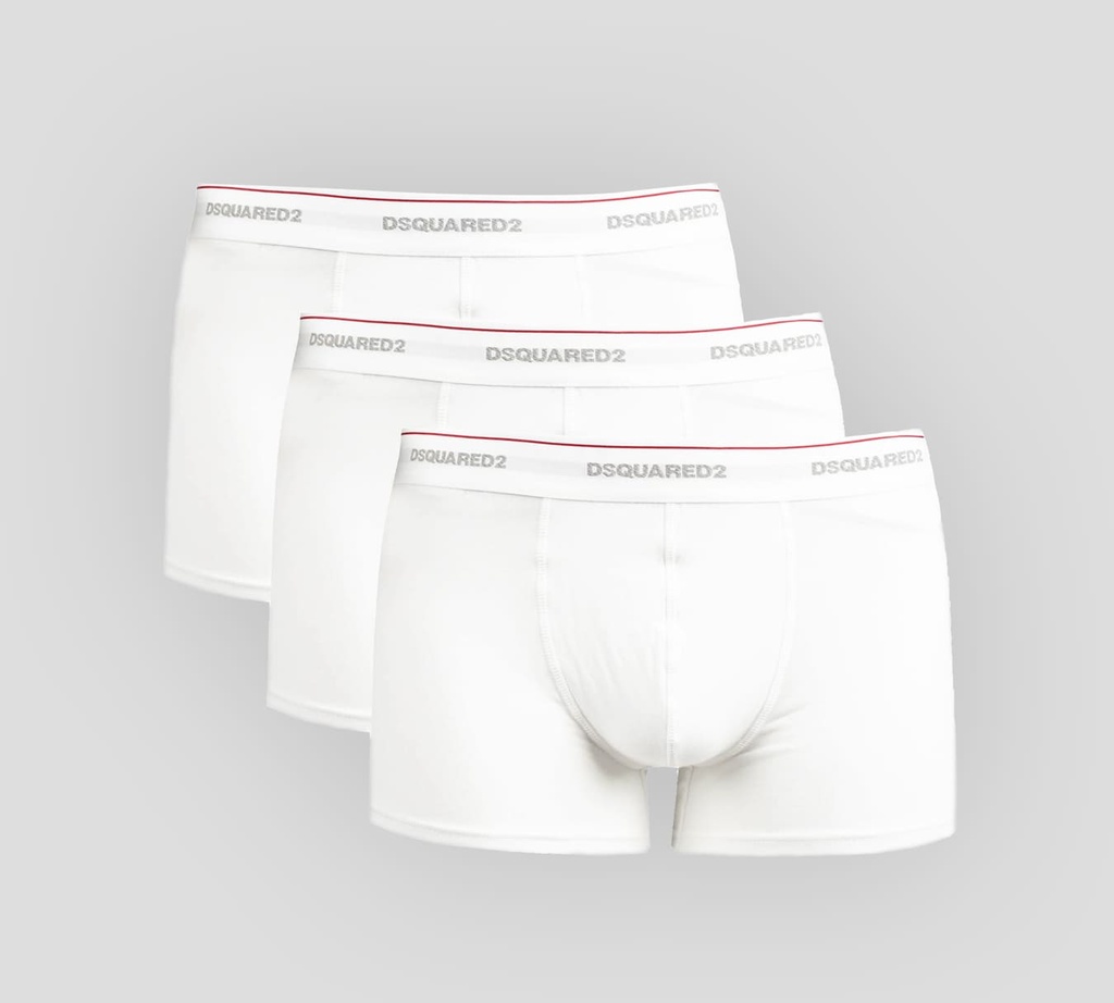 Dsquared2 - TRI PACK DE BOXERS CORTOS CON BANDA ELÁSTICA A LA CADERA