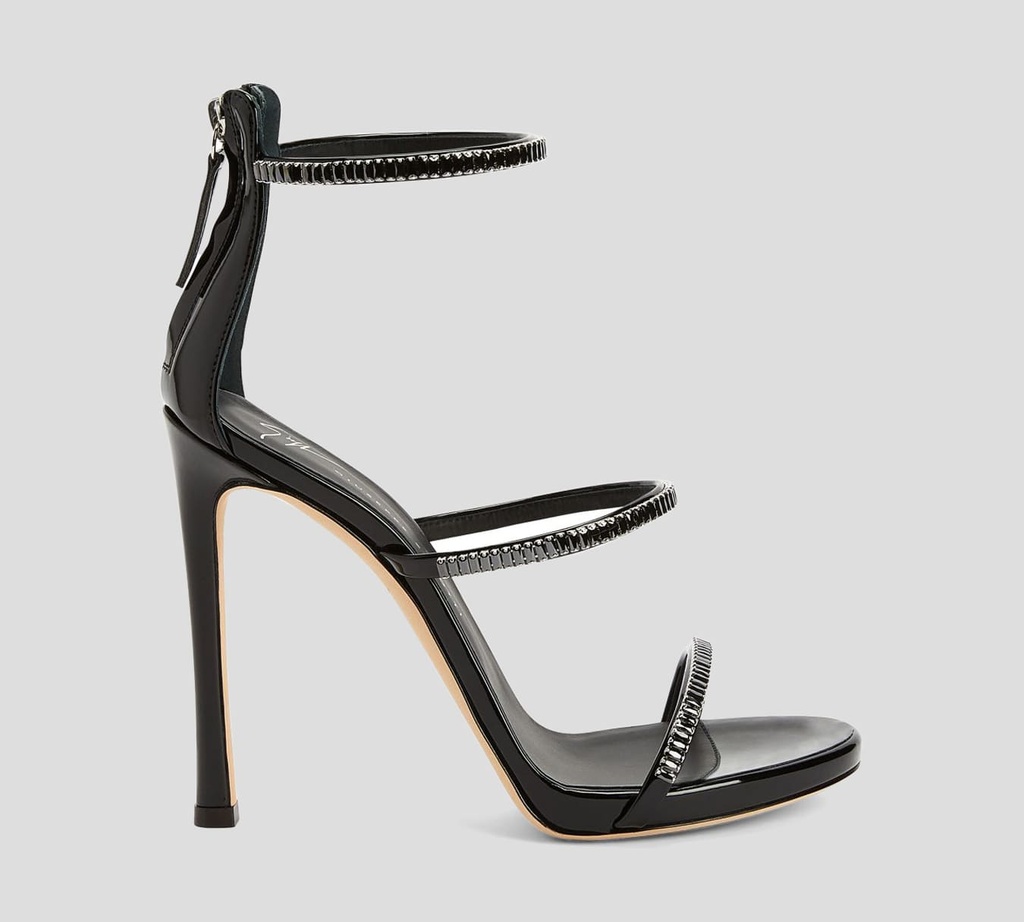 Giuseppe Zanotti - SANDALIA SOUTH CON PIEDRAS BRILLANTES Y CIERRE TRASERO