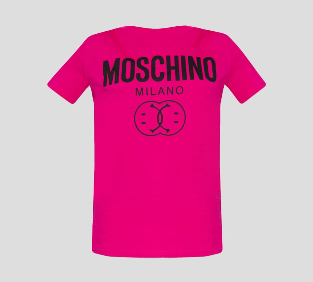 Moschino - FRANELA "SMILEY" CUELLO REDONDO MANGA CORTA
