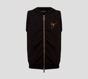 Giuseppe Zanotti - CHALECO HOODIE LAB CON LOGO BORDADO