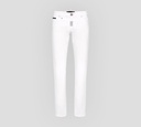 Philipp Plein - SKINNY JEANS SUPER STRAIGHT CON SELLO SOBRE BOLSILLO TRASERO