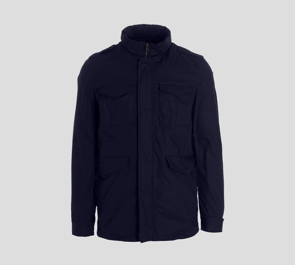 Herno - CHAQUETA CON HOODIE REMOVIBLE Y 4 BOLSILLOS FRONTALES