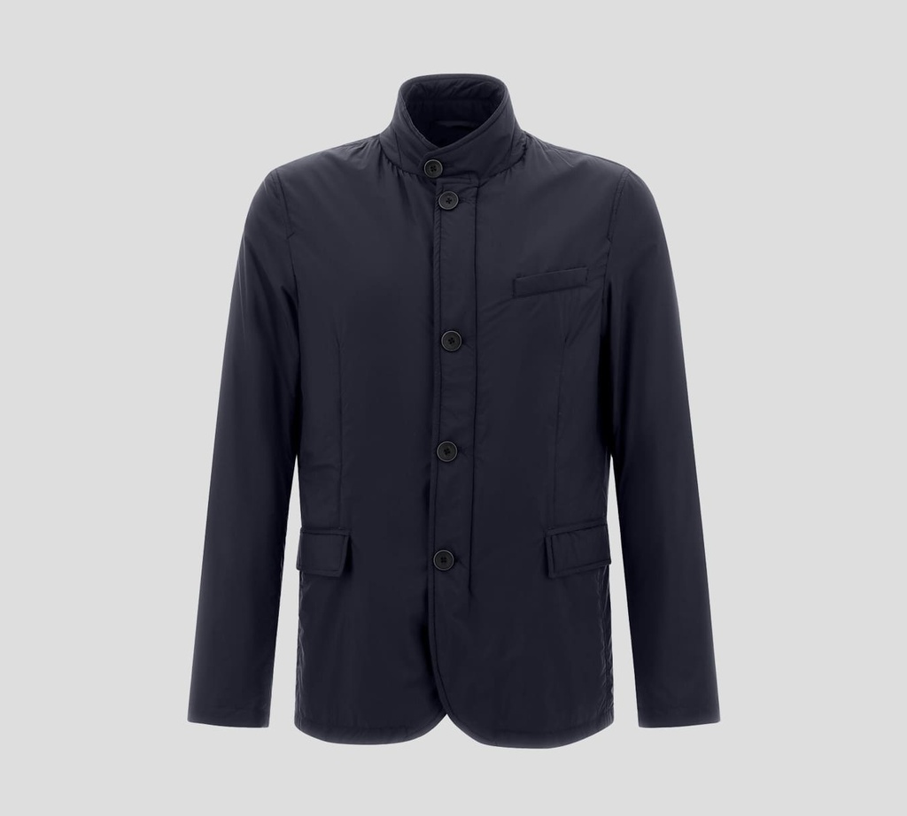 Herno - CHAQUETA SEMI GRUESA CERRADA A BOTONES CON CUELLO ALTO 