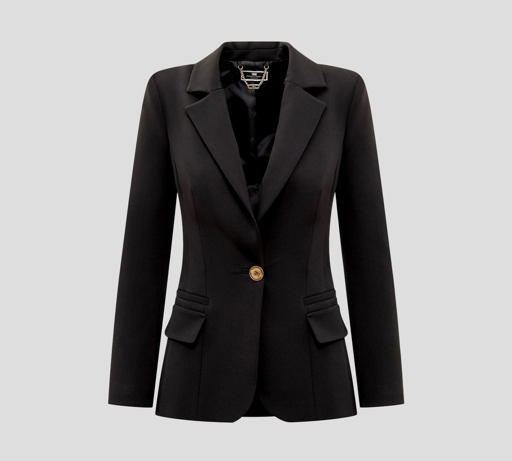 Elisabetta Franchi - BLAZER BÁSICO CERRADO A UN BOTÓN