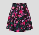 Elisabetta Franchi - FALDA CORTE "A" CON ESTAMPADO FLORAL