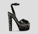 Giuseppe Zanotti - SANDALIAS SAINTRO PEEP TOE DE PLATAFORMA CON PEDRERÍA