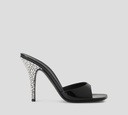 Giuseppe Zanotti - SANDALIA DESTALONADA CON PEDRERÍA EN TACÓN Y PUNTA CUADRADA