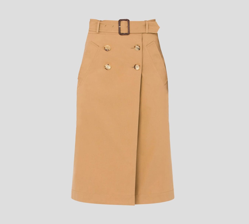 Moschino - FALDA A MEDIA PIERNA CON CINTURÓN