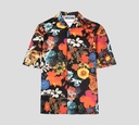 Moschino - CAMISA MANGA CORTA ABOTONADA CON ESTAMPADO FLORAL