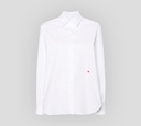 Moschino - CAMISA MANGA LARGA CON PEQUEÑO CORAZÓN BORDADO