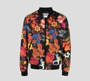 Moschino - CHAQUETA CON CIERRE FRONTAL, DOBLE BOLSILLO LATERAL Y ESTAMPADO FLORAL