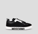 Moschino - SNEAKERS TRENZADOS HECHO EN CUERO, GAMUZA Y MALLA
