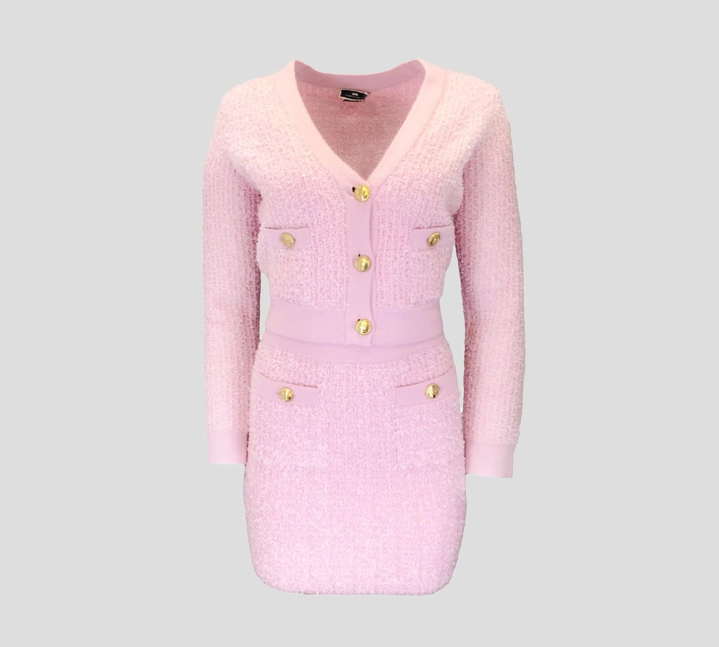 Elisabetta Franchi - CONJUNTO DE FALDA Y SWEATER DE PUNTO