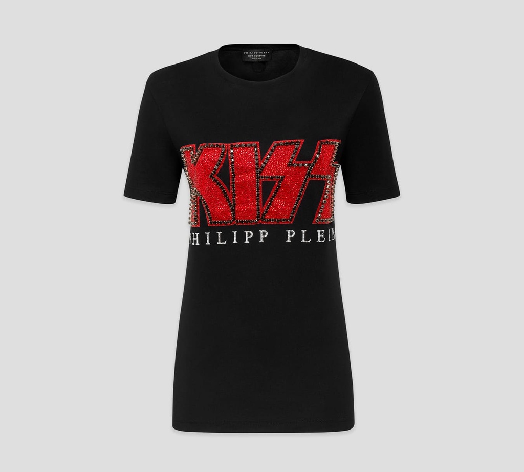 Philipp Plein - FRANELA CUELLO REDONDO ROCKBAND KISS CON PEDRERÍA