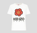 Kenzo - FRANELA CUELLO REDONDO CON FLOR ESTAMPADA AL FRENTE OVERSIZE