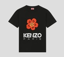 Kenzo - FRANELA CUELLO REDONDO CON FLOR ESTAMPADA AL FRENTE OVERSIZE