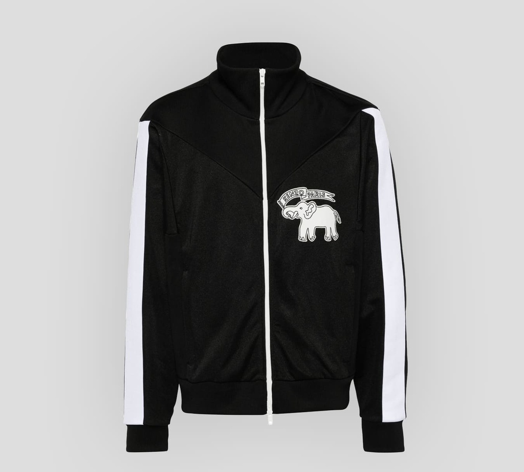 Kenzo - CHAQUETA CON CIERRE FRONTAL, DOBLE BOLSILLO Y CUELLO ALTO