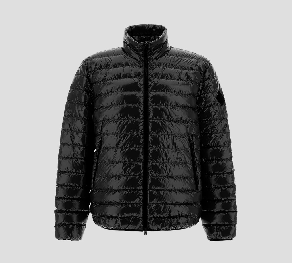 Herno - CHAQUETA PUFFER EN GLOSS BRILLANTE IMPERMEABLE CON CIERRE FRONTAL