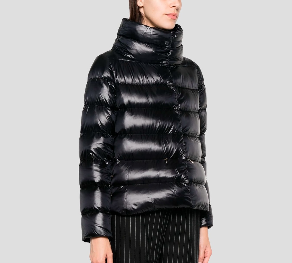 Herno - CHAQUETA PUFFER CON ABERTURAS LATERALES Y CUELLO ALTO