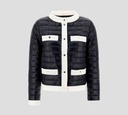 Herno - CHAQUETA PUFFER LIGERA ESTILO TWEED