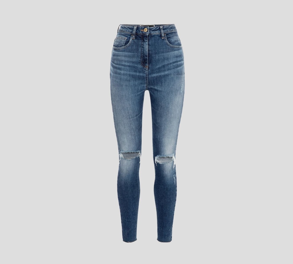 Elisabetta Franchi - SKINNY JEANS CON RASGADOS SOBRE LAS RODILLAS