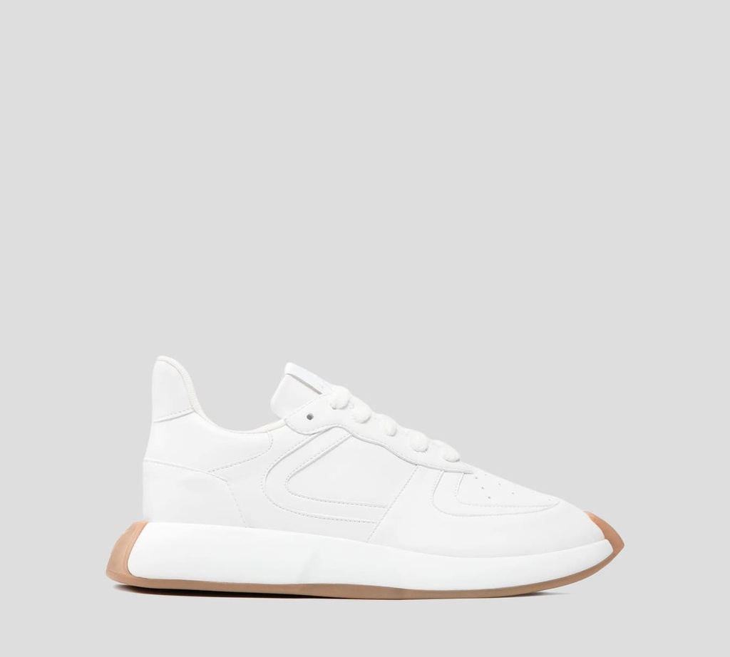 Giuseppe Zanotti - SNEAKERS DE CUERO CON SUELA CAMEL