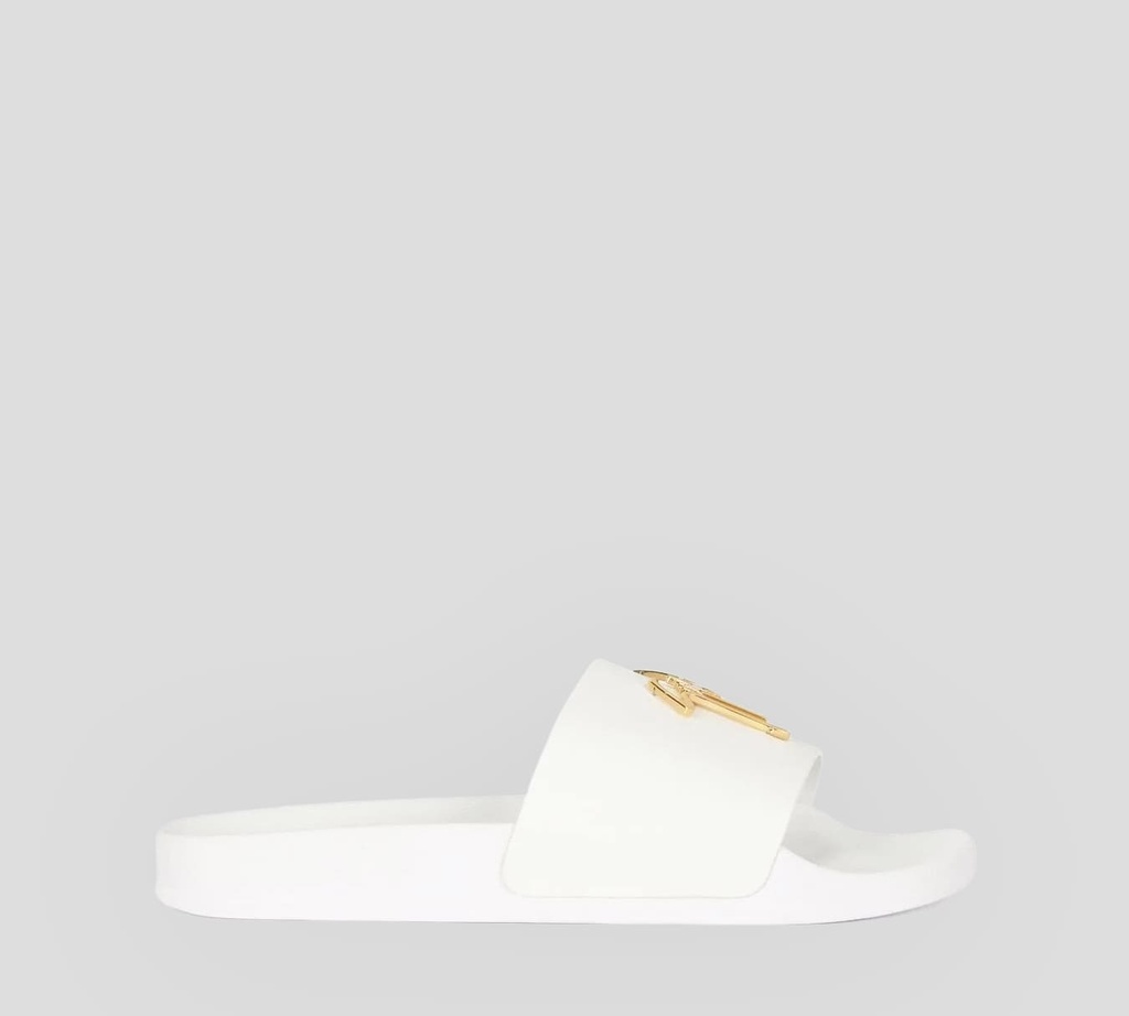 Giuseppe Zanotti - CHOLAS EN GOMA MATE CON LOGO DORADO