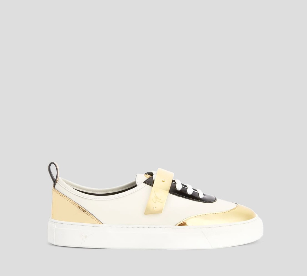 Giuseppe Zanotti - SNEAKERS CLÁSICOS CORTE BAJO CON DETALLES DORADOS