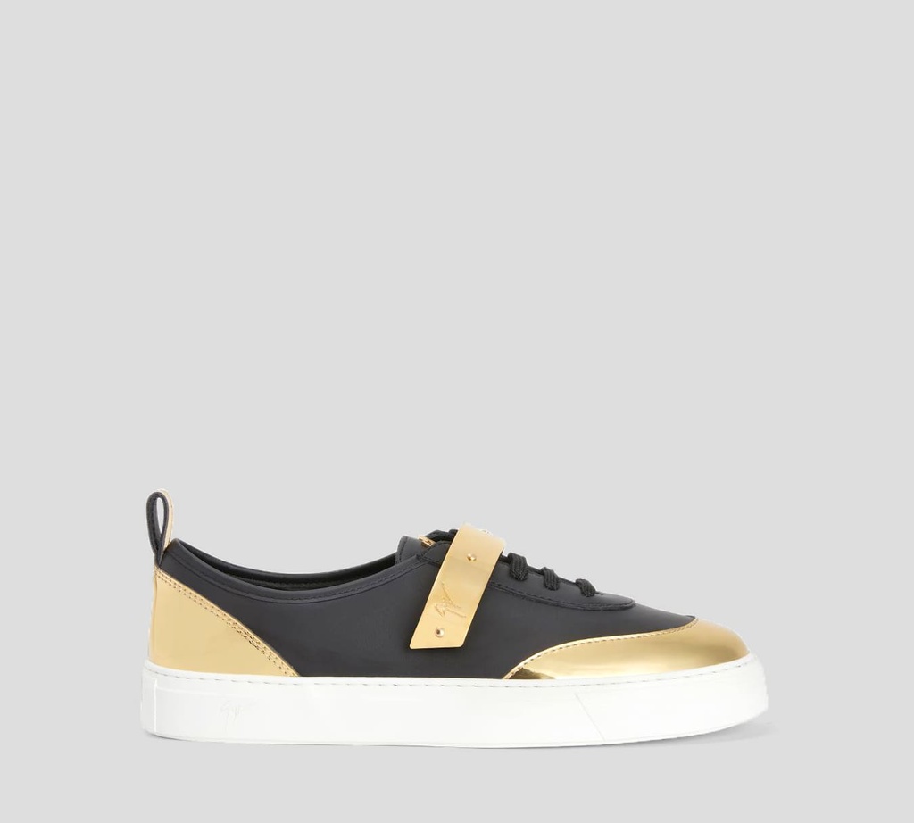 Giuseppe Zanotti - SNEAKERS CLÁSICOS CORTE BAJO CON DETALLES DORADOS