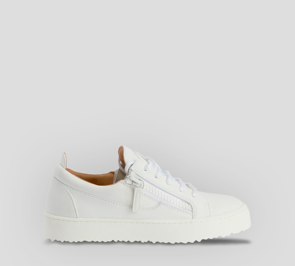 Giuseppe Zanotti - SNEAKERS MAY LONDON UNICOLOR CON DOBLE CIERRE LATERAL