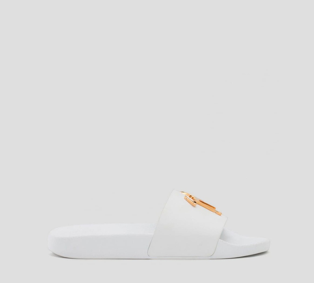 Giuseppe Zanotti - CHOLAS PLAYERAS NEW LABURELA UNICOLOR CON LOGO METÁLICO