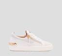 Giuseppe Zanotti - SNEAKERS MAY LONDON EN CUERO Y GAMUZA CON CADENAS